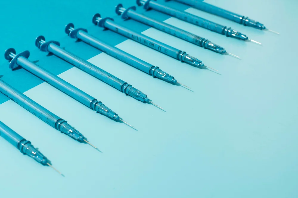 Close up of needles