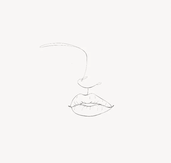 Lips line work